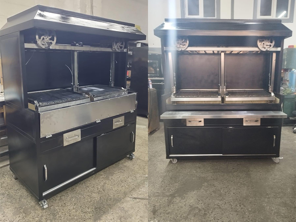 Arjantin Tipi Asansörlü Mangallar