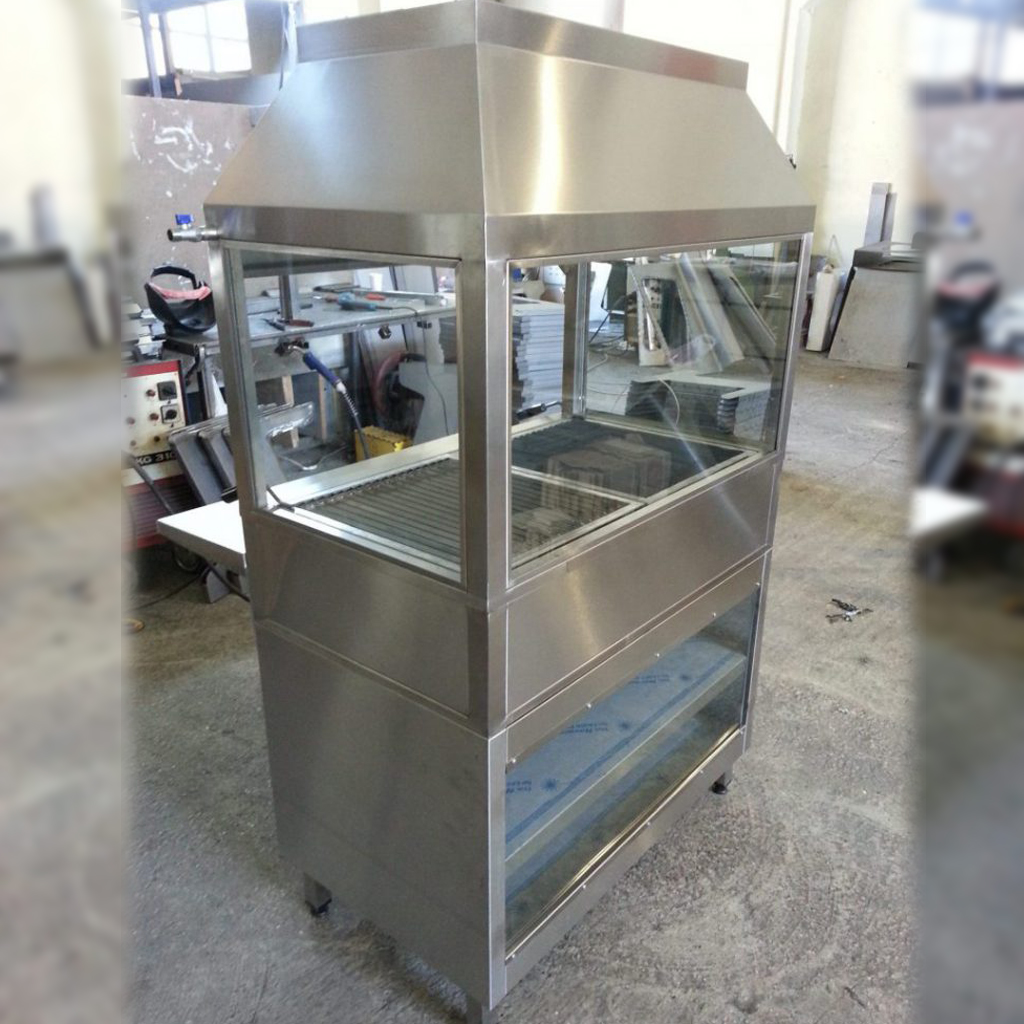 Davlumbazlı Mangal Camlı