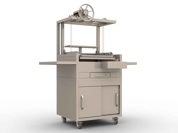 Dolaplı Paslanmaz Tek Asansörlü Arjantin Mangal