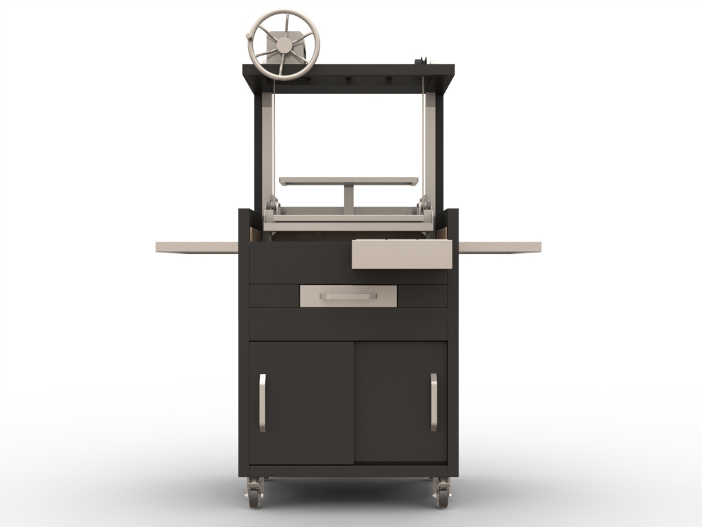Dolaplı Üstü Açık Tek Asansörlü Arjantin Mangal